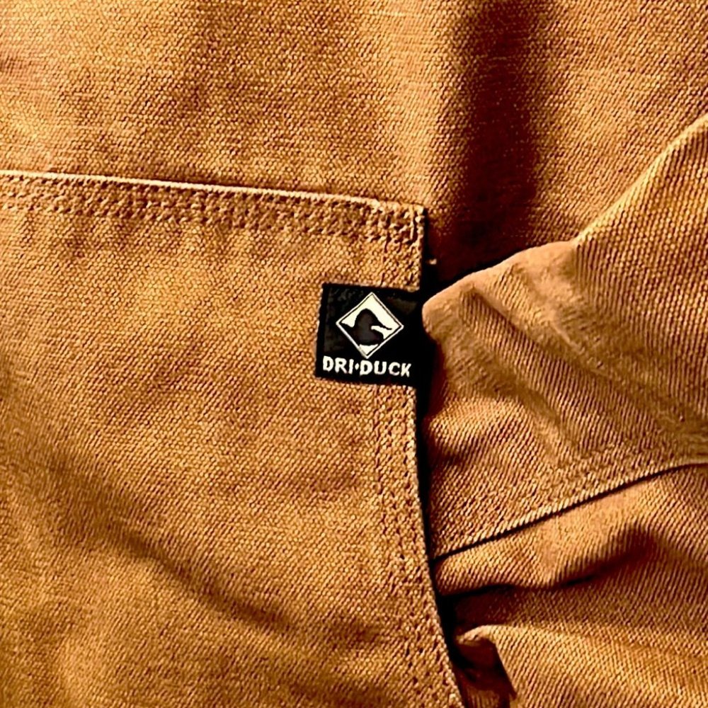 DRI DUCK - Cheyenne Boulder Cloth™ Hooded Jacket with Tricot Quilt Lining - BRN - Picture 2 of 5